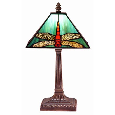 Tiffany Dragonfly Small Table Lamp - Click Image to Close